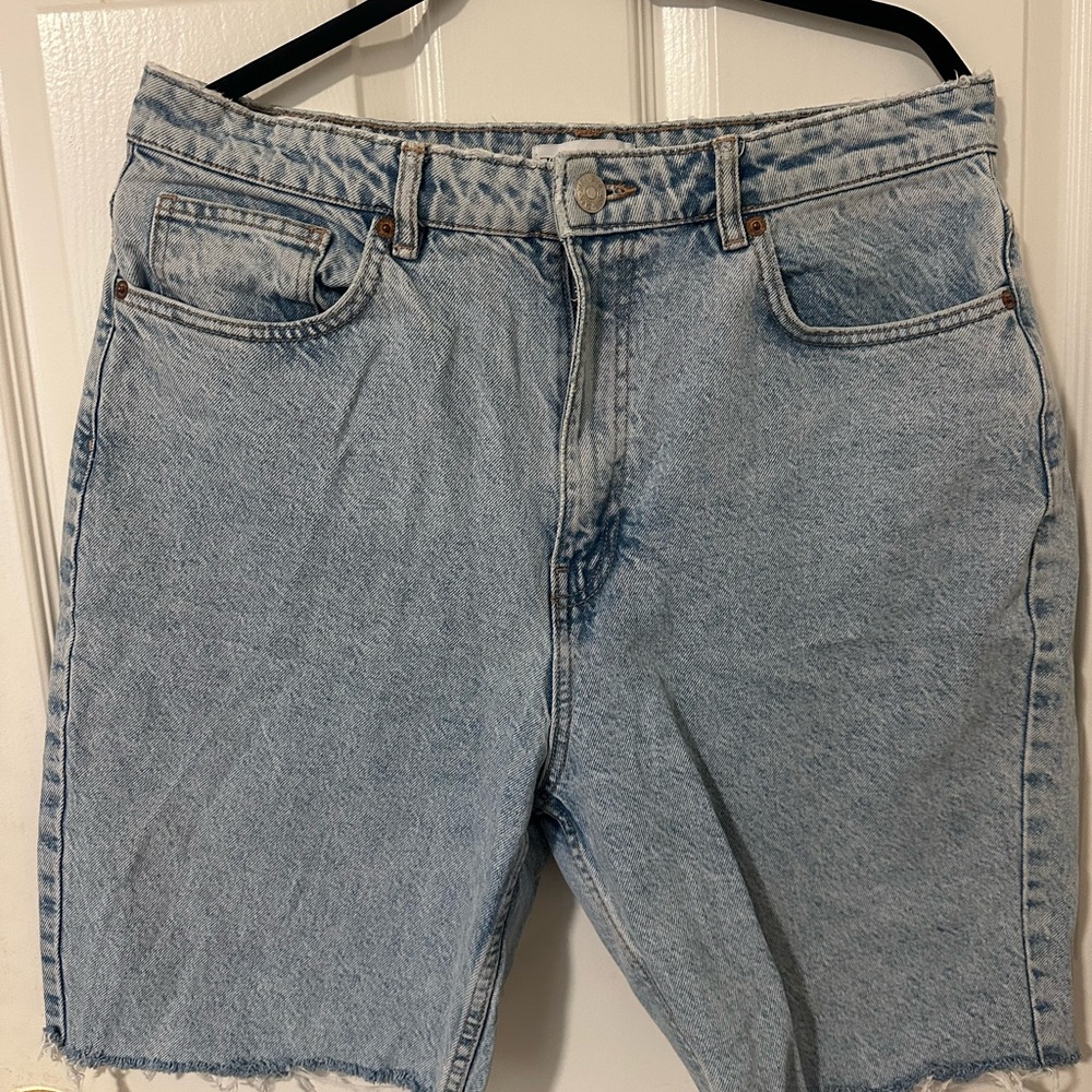 Zara Light Blue Jean Shorts